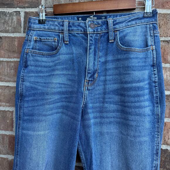 Hollister W27 L27 Ultra High Rise Ripped Distressed Mom Ankle Jeans - Picture 7 of 7